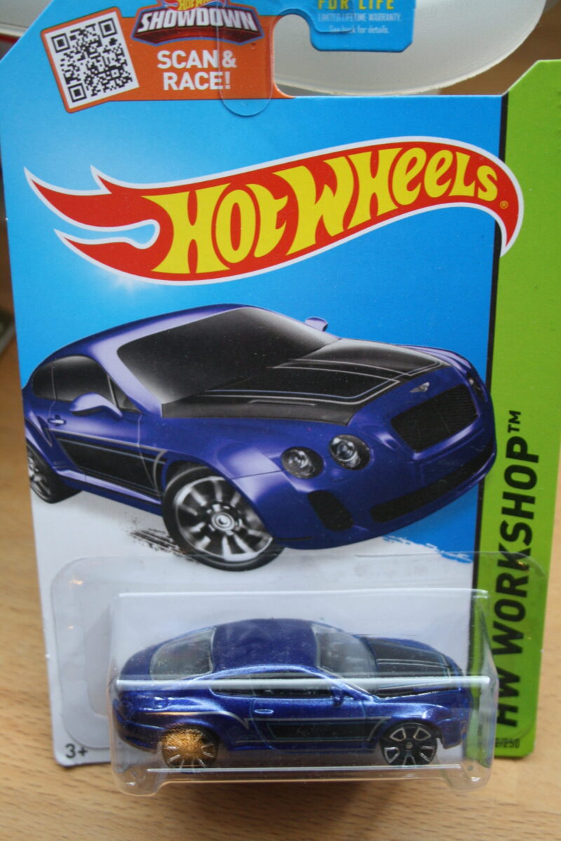 Hot Wheels Bentley continental supersports - Blue 1:64