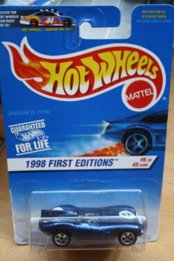 Hot Wheels Jaguar D-type - Blue 1:64