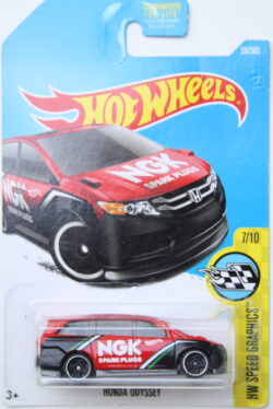 Hot Wheels Honda Odyssey - NGK Spark Plugs - Red 1:64