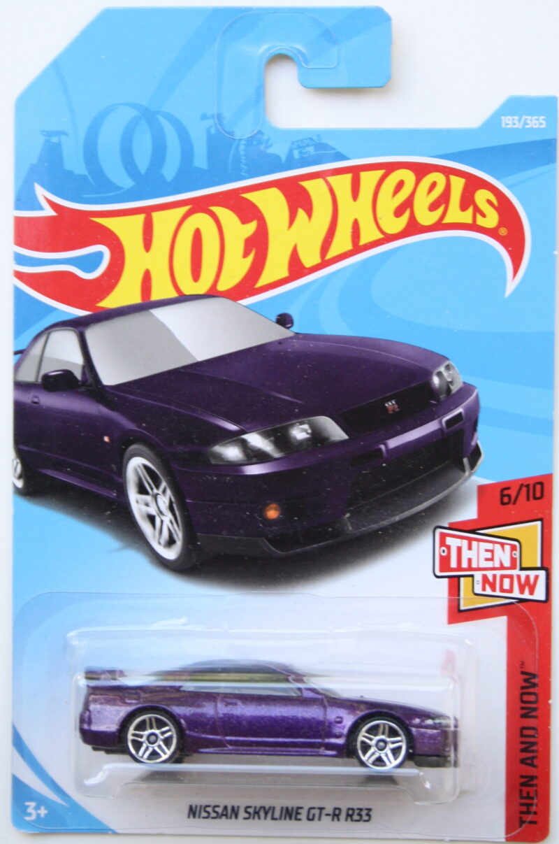Hot Wheels Nissan Skyline GT-r R33 - Purple 1:64