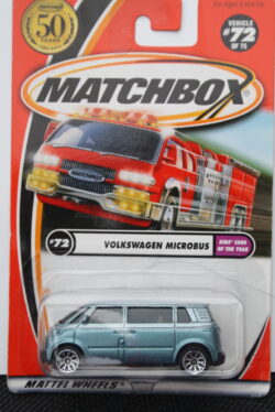 Matchbox Volkswagen Microbus - Blue 1:64