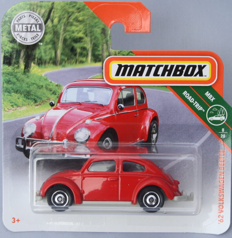 Matchbox Volkswagen 62 Beetle - Red 1:64