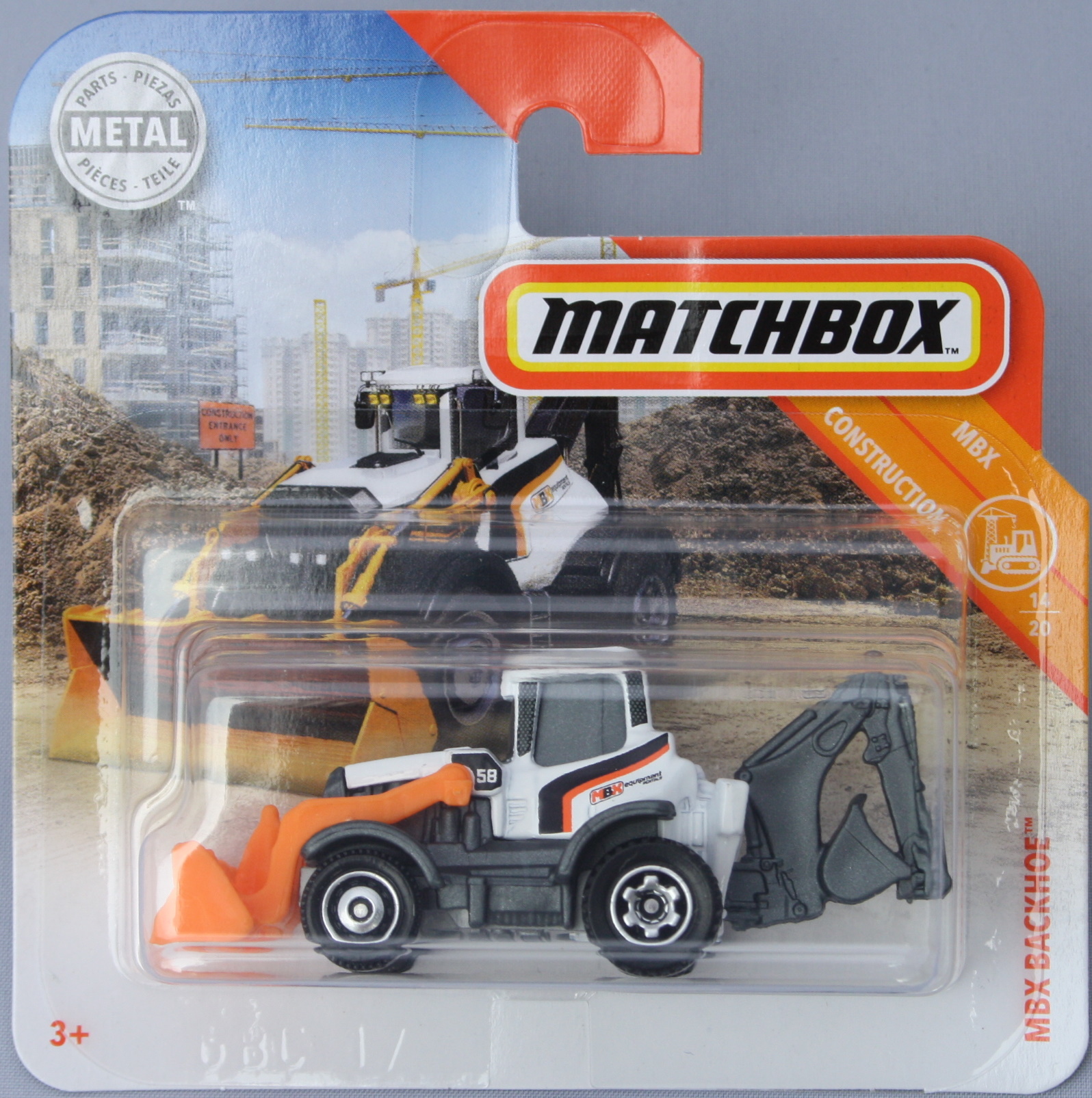 Matchbox MBX Backhoe - 1:64