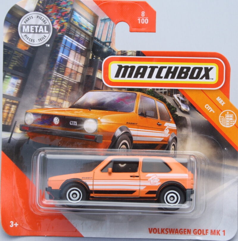 Matchbox Volkswagen Golf Mk1 - Orange 1:64