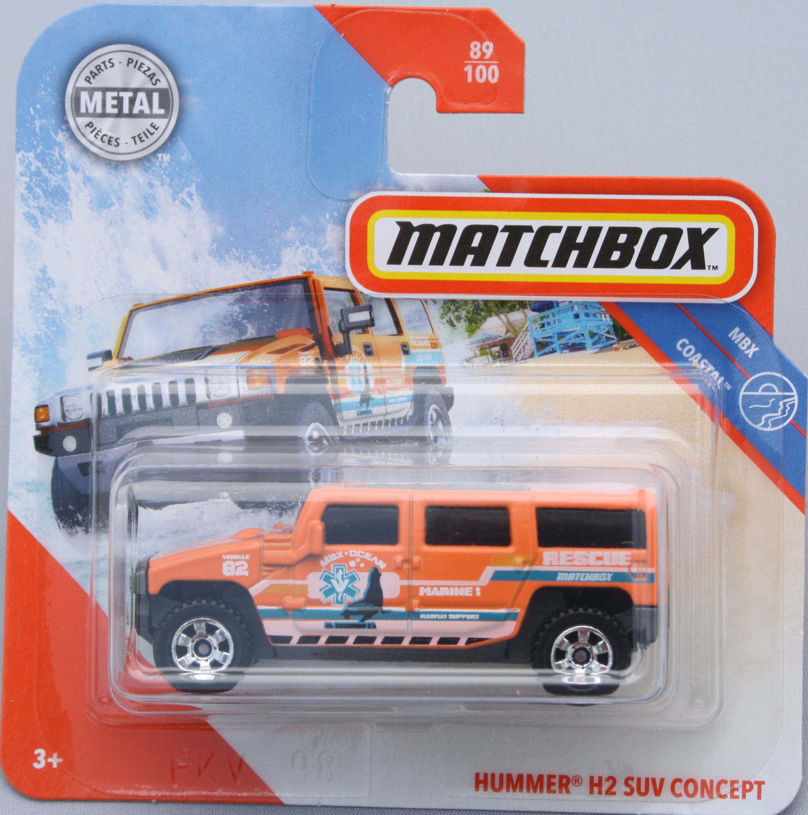 Matchbox Hummer H2 SUV Concept - Orange 1:64