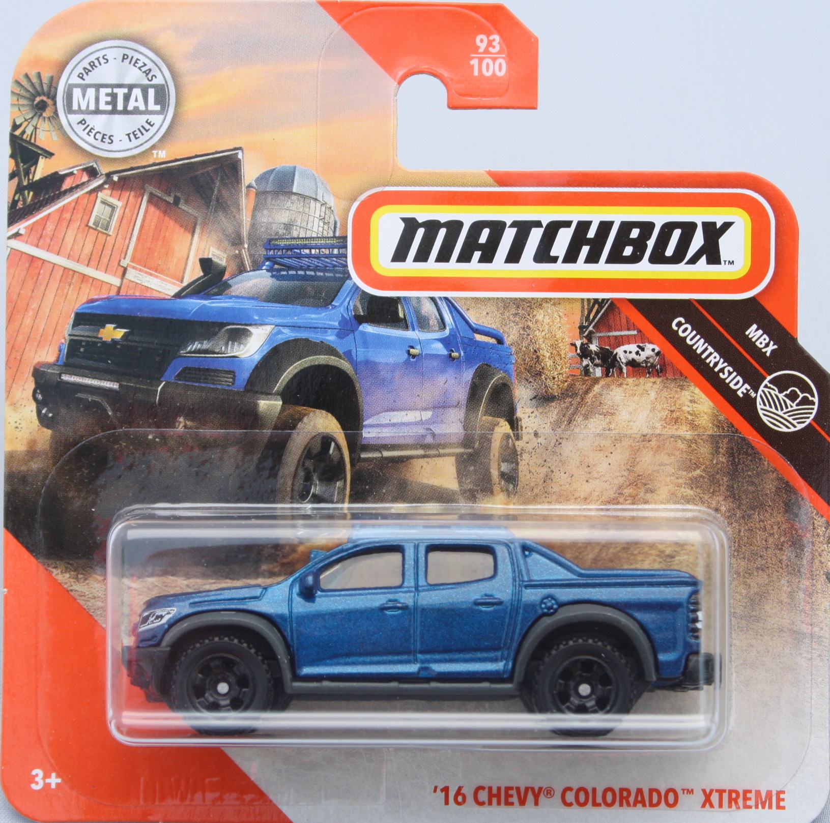 Matchbox Chevrolet 16 Colerado Xtreme - Blue 1:64