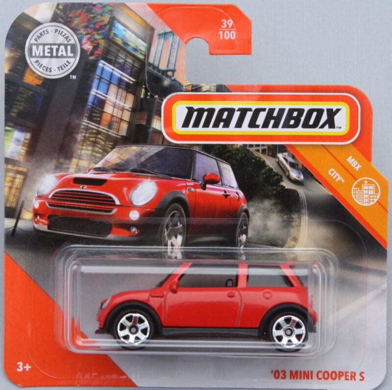 Matchbox Mini 03 Cooper S - Red 1:64
