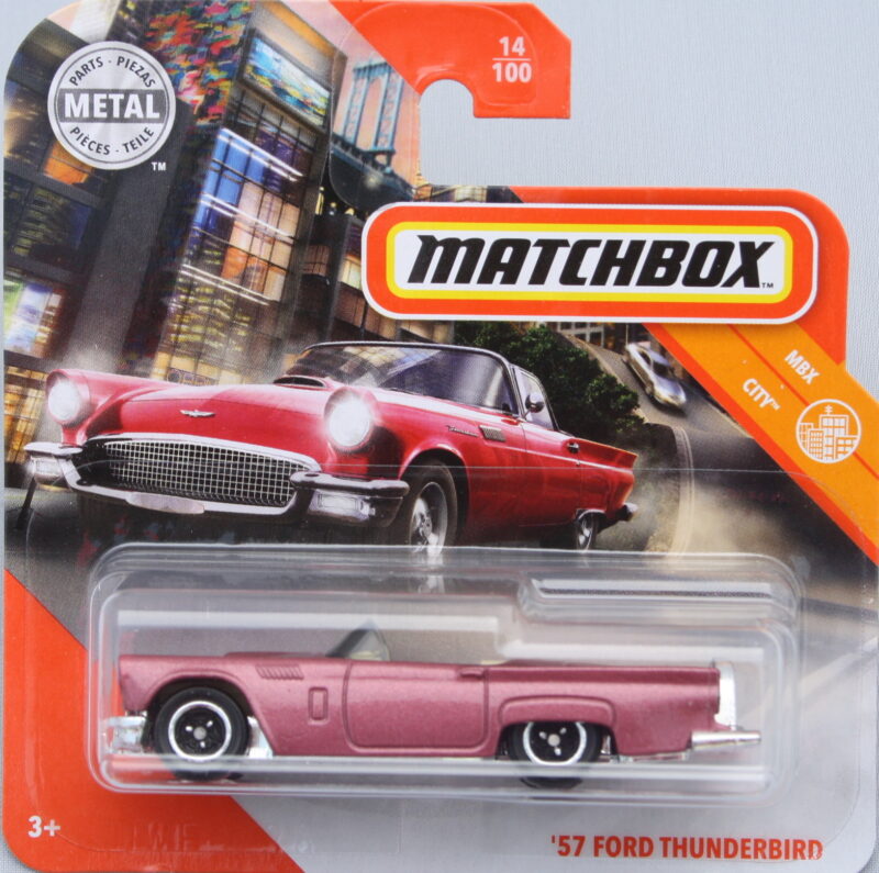 Matchbox Ford 57 Thunderbird - Pink 1:64