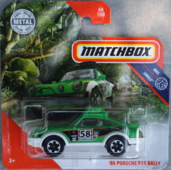 Matchbox Porsche 911 Rally - Green  1:64