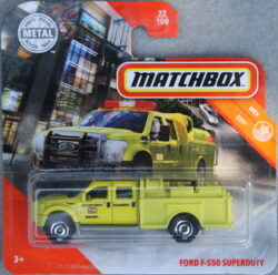 Matchbox Ford F-550 Superduty - Yellow 1:64