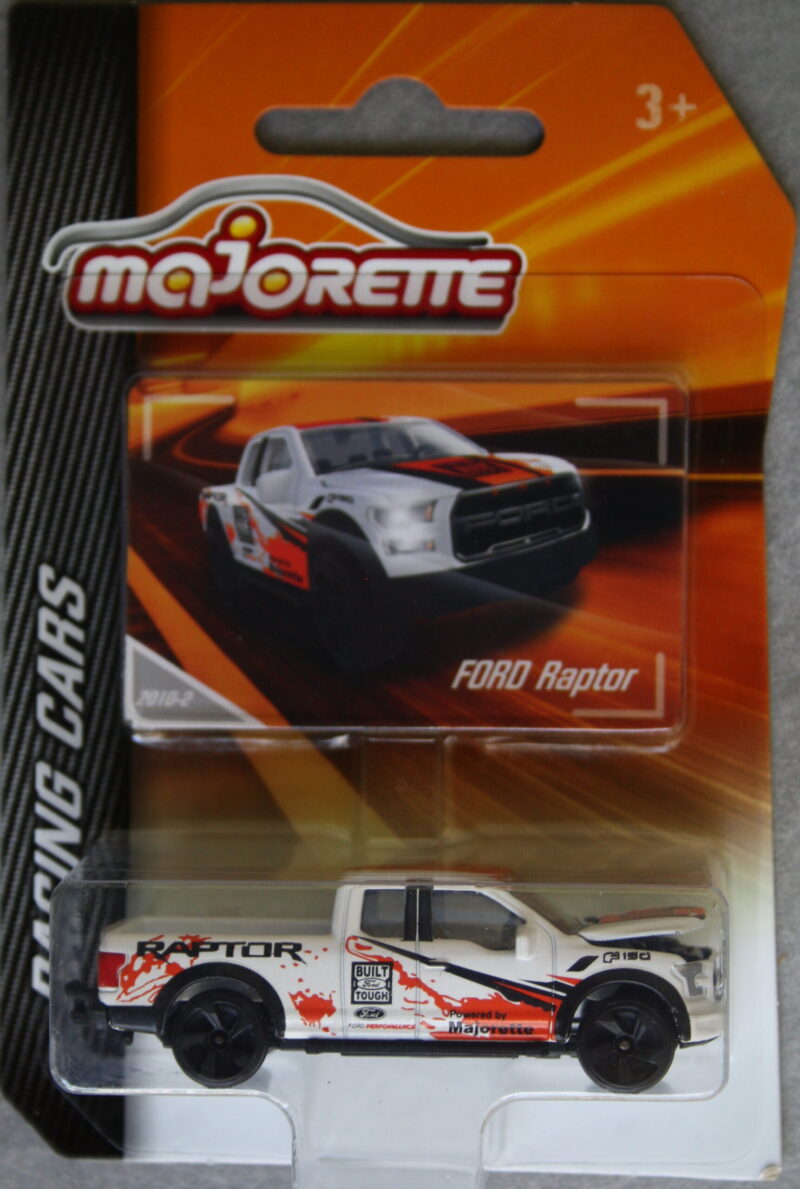 Majorette Ford  Raptor - White with red