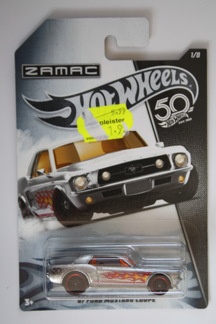 '67 Ford Mustang coupe Zamac with flames