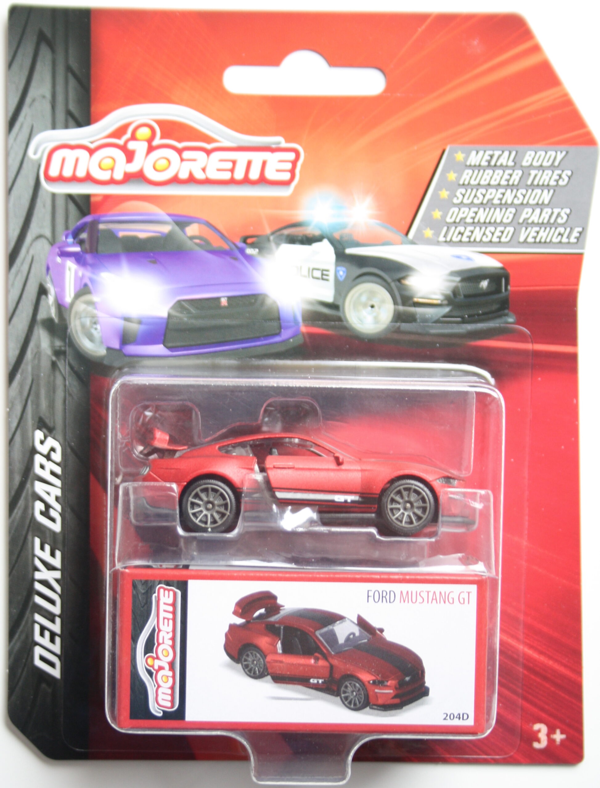 Majorette Ford Mustang GT - Red 1:64