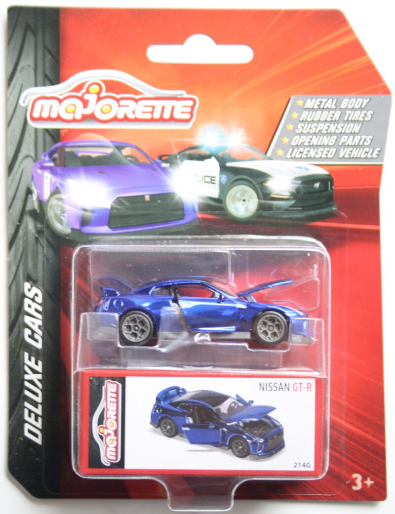 Majorette Nissan  GT-R - Blue 1:64